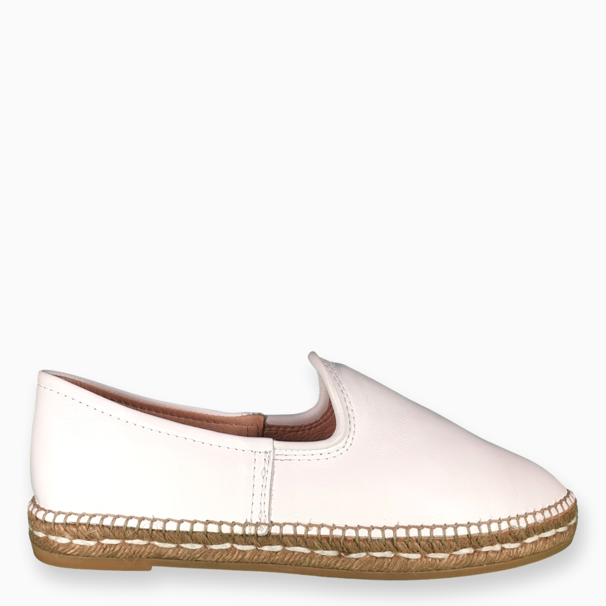 Mujer Planas Julia Napa blanca derecha